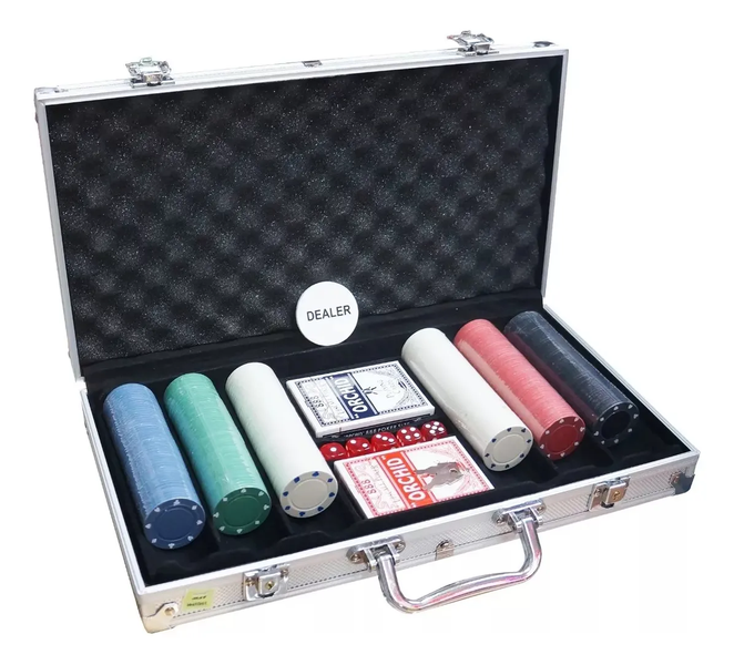 300-Piece Poker Set with Aluminum Carrying Case