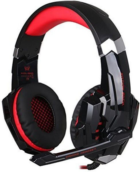 Kotion G9000 Gaming Headphones with Mic - Red