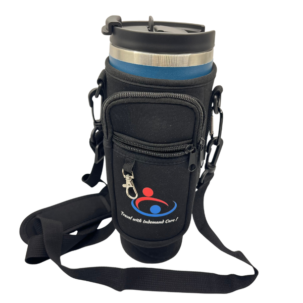 1.18 L Stainless Steel Double Wall Travel Tumbler with Carry Bag