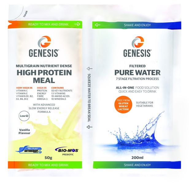 Dual Pouches - Genesis Chocolate Flavour Box (35 Sachets)