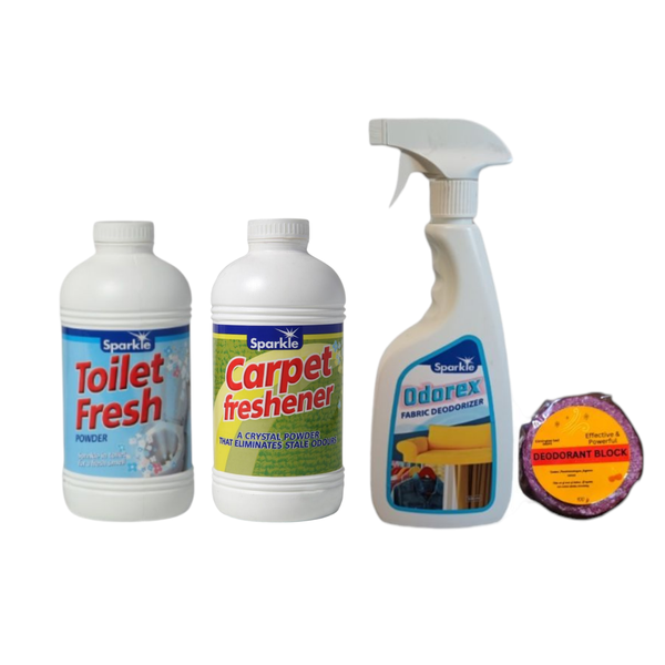 Odorex Fabric Deodoriser, Toilet Fresh, &amp; Carpet Freshener Powder with Deo