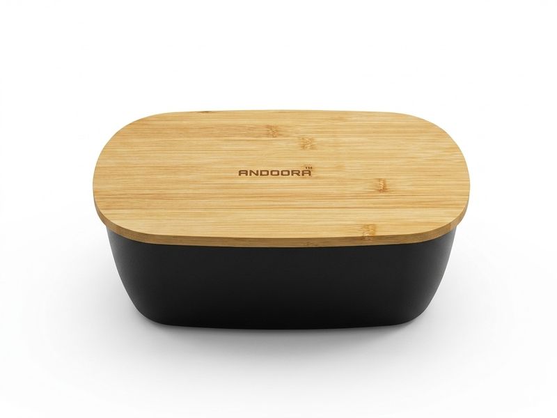 2in1 Bamboo Bread Bin