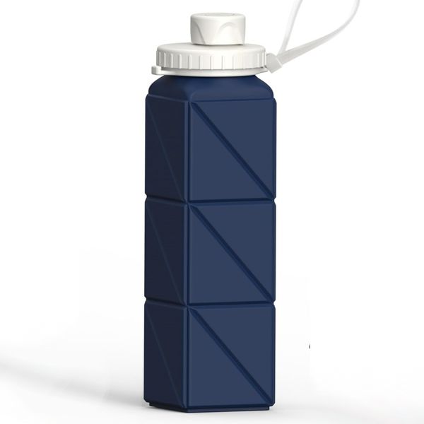 Collapsible Water Bottles 610ml, Silicone Foldable Portable Travel Bottles