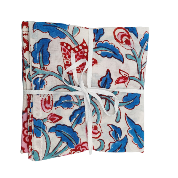 Quilters Basket Cotton Ikat One Size Fits All Cloth Napkin
