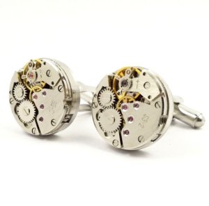 Rappid Watch Movement Tourbillon Style Cufflinks