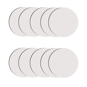 Sublimation Blanks- Set of 10 Round Sublimation Coasters