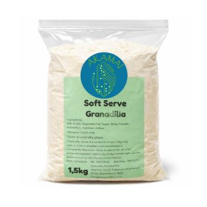 Soft Serve Powder Premix - Granadilla Flavour - 1,5kg makes 5L liquid mix