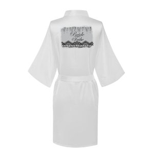 Wedding Bride Printed Summer Gown -Lace Bride Tribe