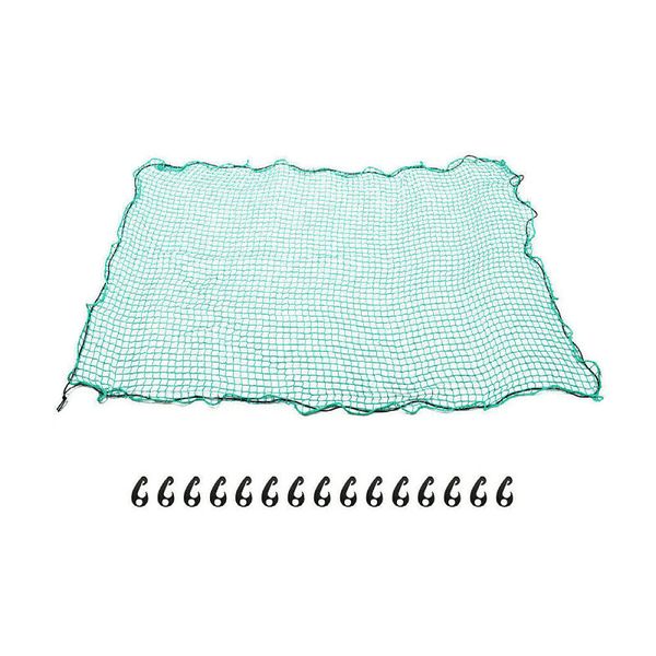 Car Cover Cargo Green Safety Net Set-Polyethylene Material 2x3M