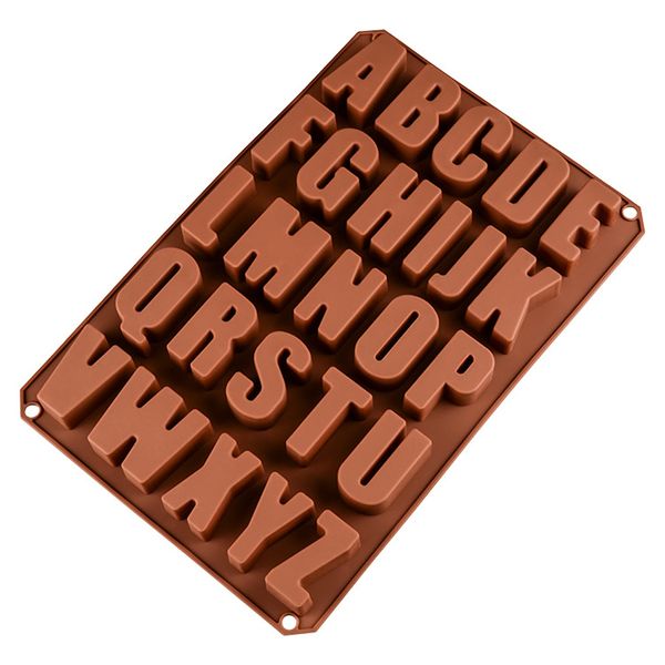 26 Cavities Alphabet Silicone Cake Chocolate Ice Cube Baking Mold