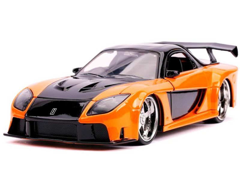 Jada-Fast &amp; Furious Han’s Mazda RX-7-Orange