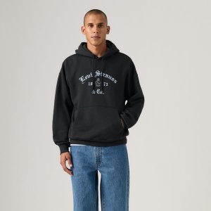 Levi's® Men's Boxy Graphic Crew Hoodie-Reds