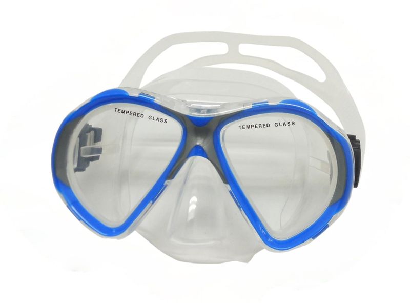 EZ-Life Silicone Diving Mask - Snr - Metalic Blue