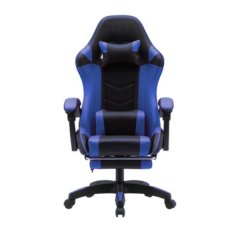 Reclining Gaming Chair - Adjustable High Back, Footrest &amp; Padded Seat