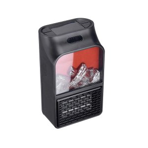 1000W Mini Electric Wall-outlet Flame Heater