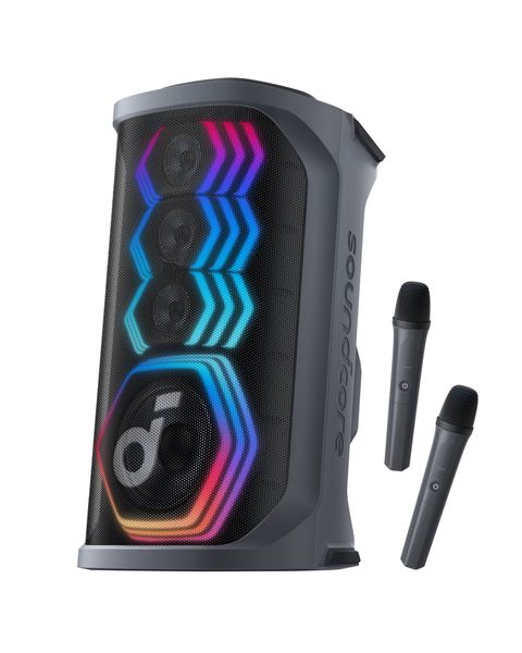Soundcore by Anker Rave 3S AI Party Speaker with 2 Wireless Microphones