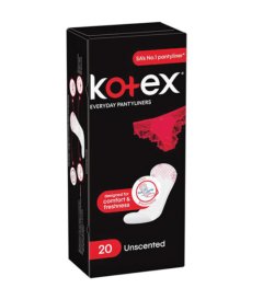 Kotex - Regular Unscented Pantyliners 20's x 3