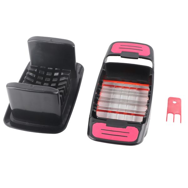 Food Vegetable Cutter Tomato Onion Potato Chopper Mincer Kitchen Black