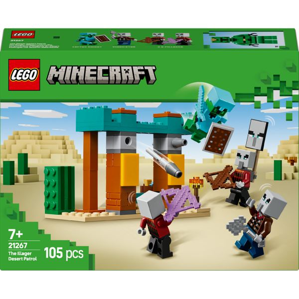 LEGO® Minecraft® The Illager Desert Patrol Gaming Kit for Kids 21267