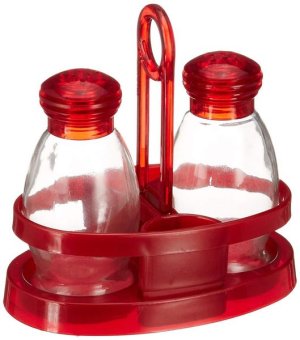 Herevin Mirage Salt And Pepper Shaker with Base Set