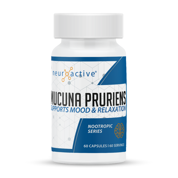NeuroActive Mucuna Pruriens 98% - Mood &amp; Brain Support - 60 Capsules