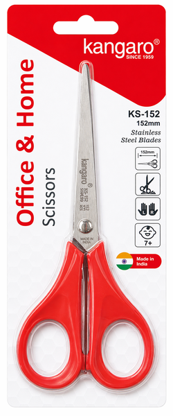 Kangaro Scissors KS-152 Assorted Colours 152mm