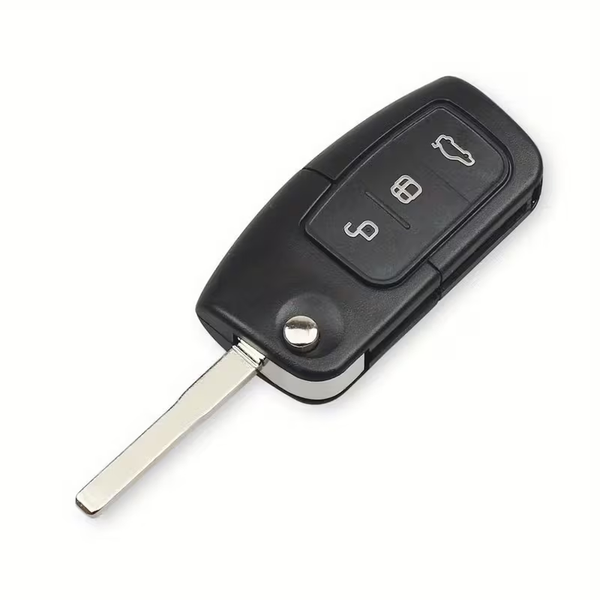 Remote Key Shell Case Compatible with Ford (3 Button) - HU101 Blade