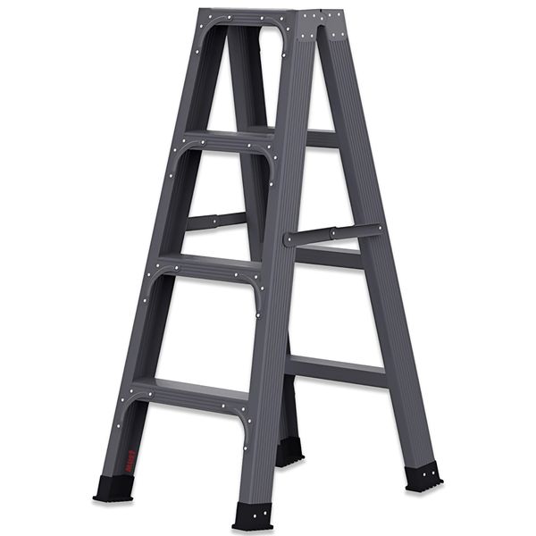 1.2m Carbon Steel 4-Step Ladder Lightweight Folding Step Tools Home Used