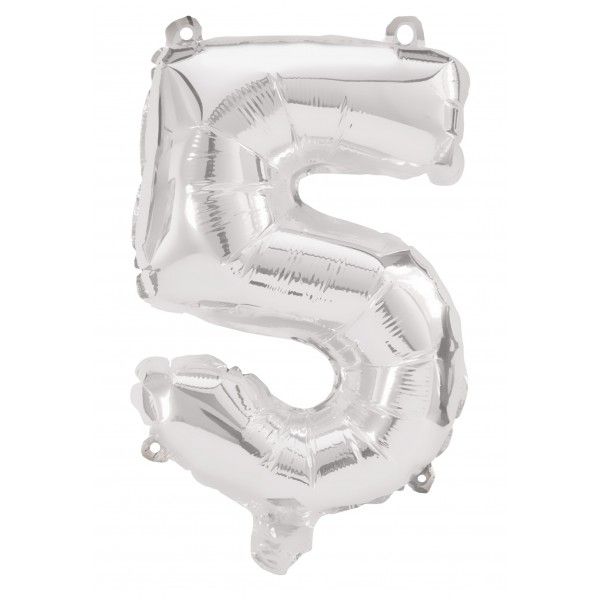 37 Inch Air-Helium Silver Foil Balloon 5