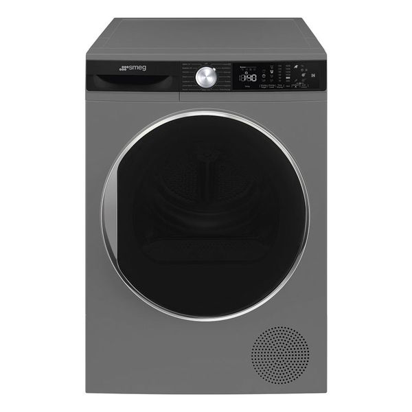 Smeg D3T9XSA Free-Standing Heat Pump Tumble Dryer 9 kg Dark Inox A+++