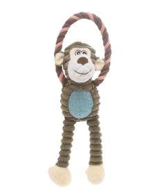 Rope Monkey Plush Dog Toy