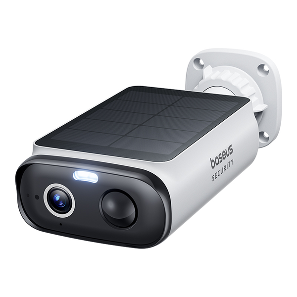 Baseus S1 Lite Solar Security Camera: 2K, Night V, IP67 Rated, 5200mAh Bat