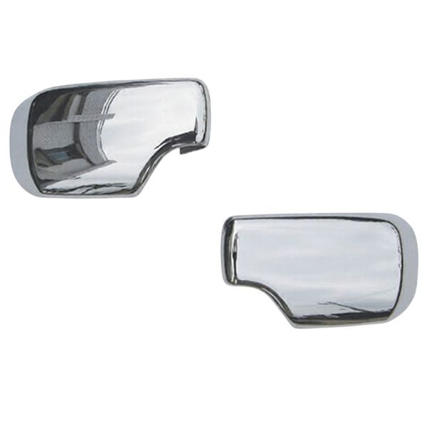 Adhesive Mirror Covers Compatible with BMW E46 1998-2003 - Chrome - Set