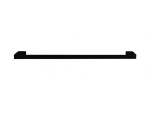 Nero Single Towel Rail 600mm - Black (106BSTR600)