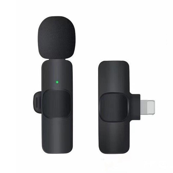 Multifunctional Wireless Lavalier Microphone - iPhone/iPad Compatible