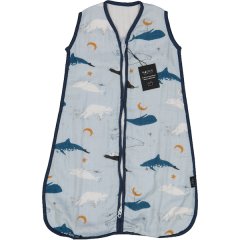 MACCIE whale dream bamboo summer 0.6 TOG sleep sack