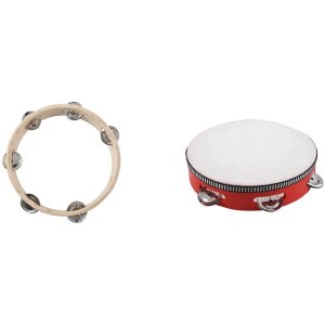 8Inch Musical Tambourine Tamborine Drum Round Percussion Gift