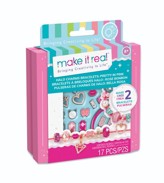 MIR - Halo charms bracelets - pink