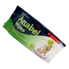 Healthease Anabel Alcohol Free Hypoallergenic Wipes - 80 Wipes - 2 Pack