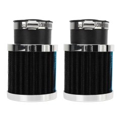 Air Filter for Motorcycle 2Pieces Clamp on High Flow Round Tapered Cone