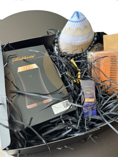 Islamic Gift Set with Oud Burner, Beard Grooming Kit, Itr &amp; Tasbeeh