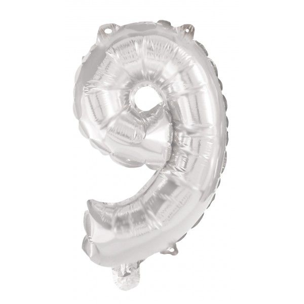 37 Inch Air-Helium Silver Foil Balloon 9