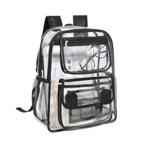 Transparent Backpack, Fashionable PVC Backpack, Large Capacity Student
