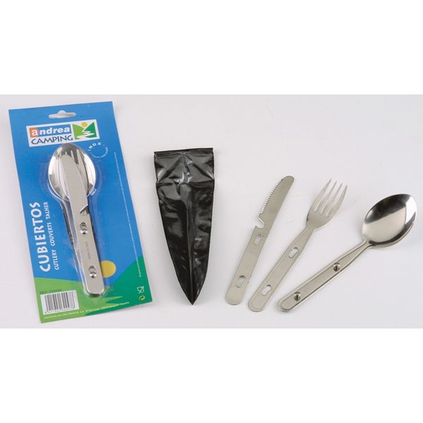 Ibili - Camping Cutlery Set - Set Of 3