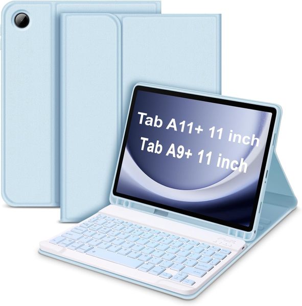 Bluetooth Keyboard Case Compatible with Samsung Galaxy Tab A9PlusA11Plus11