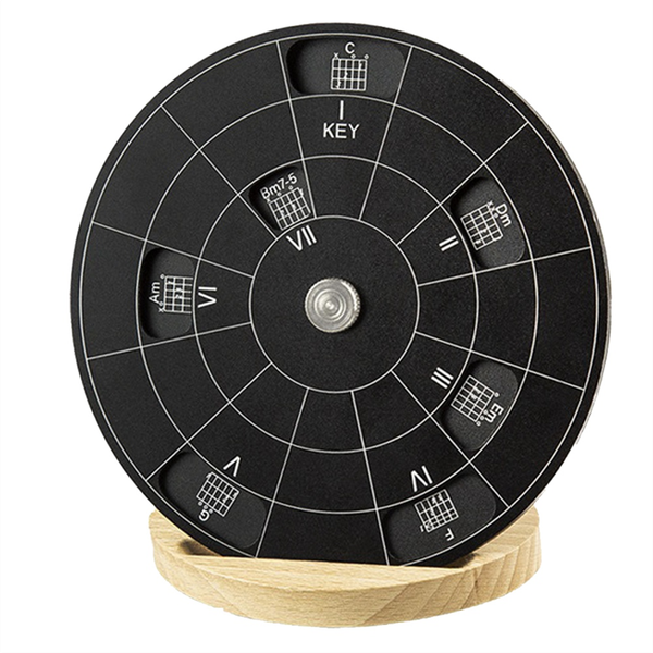 Circle of Fifths Wheel Melody Tool with Stand Holder Storage Bag