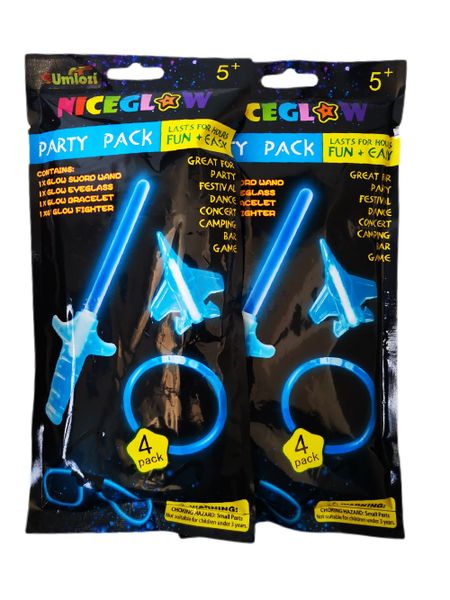 Glow in the Dark Party Pack - 2 Pack - Umlozi