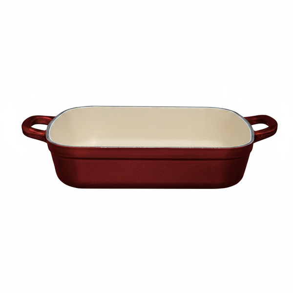 Maxwell &amp; Williams Cast Iron Roaster 28x21cm Merlot 3L
