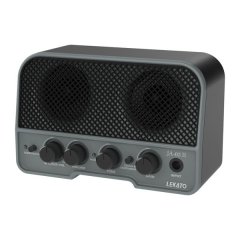 LEKATO 5W Portable Guitar Amp Rechargeable Practice Electric Guitar Amp