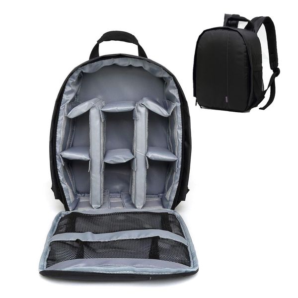 Digital DSLR Camera Waterproof Backpack Shoulder Bag For Hiking Traveling